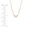 Plated Sterling Silver Mini Butterfly Necklace