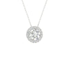 14K 1.15Ct Certified Lab Grown Diamond Pendant ( Igi Certified )