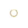 5/8tcw Diamond 10mm Hoop Earrings