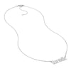 7mm Gothic Nameplate Necklace