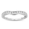 14K  0.34Ct  Diamond Enhancer Band