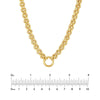 Hollow Railroad Link Necklace