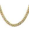14K 8mm Flat Beveled Curb Chain