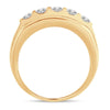 14K  2.00Ct  Diamond Mens Band