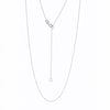 0.7mm Adjustable Cable Chain with Spring Ring