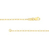 1.70mm Paper Clip Chain with Lobster Lock