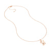 Script 'Y' with Diamond Bezel Necklace