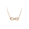 CZ Infinity Adjustable Necklace