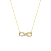CZ Infinity Adjustable Necklace