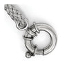 Sterling Silver RH-plated Woven Link Bracelet