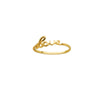 Cursive Love Ring