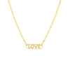 Love Paper Clip Necklace
