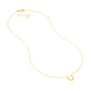 Mini Horseshoe Adjustable Necklace