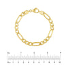 7.2mm Light Concave Figaro Chain Pear Shape Lock EndCap