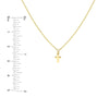 Mini Cross Dangle Necklace