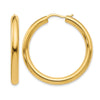 Sterling Silver Gold-plated 3.5mm Tube Earrings