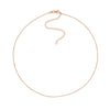 Diamond-Cut Cable Choker Chain