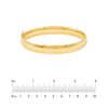 10mm Flat Oval Tube Bangle