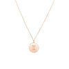 Gemini Organic Disc Pendant Necklace