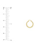 31mm Polished Round Hoop Earrings