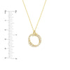 Diamond Gothic 'O' Necklace
