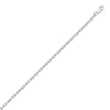 Sterling Silver 2.15mm Designer Rolo Chain with Lobster Lock