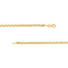 Hollow Graduated Medium Rolo Necklace