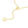 Horse Bit Lariat Necklace