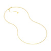 0.96mm Box Chain with Slider Bead