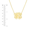 Personalization Small Script Monogram Necklace