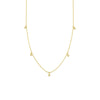 Diamond Bezel Drops Necklace