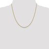 14K 1.4mm D/C Open Franco Chain