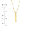 Men's Engravable 3D Bar Necklace