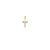 Two-Tone Small D/C Crucifix