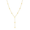 Mini Disc Lariat Adjustable Necklace