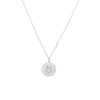 Taurus Organic Disc Pendant Necklace