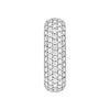 5 Row Pave Diamond Paper Clip Earrings (1-1/2tcw)