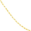 4mm Paper Clip Chain with Lobster Lock
