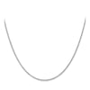 10K White Gold 1.1mm Flat Cable Chain