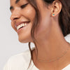 Turq Enamel Stations Saturn Chain Choker