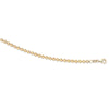 SS 3.5mm D/C Bead Adjustable Bracelet