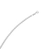 SS 3.5mm D/C Bead Adjustable Bracelet
