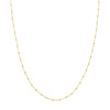 1.80mm Two-Tone Saturn Bead Chain with Spring Ring