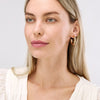 6x30mm Polished Open Hoop Earrings