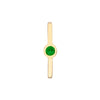 2.0mm Emerald Bezel Earring Cuffs