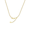 Adjustable Rope Chain Necklace with Slider