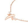 Plated Sterling Silver Mini Dragonfly Necklace