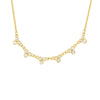 1/5tcw Diamond Trinity Stations Necklace