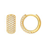 5 Row Diamond Pave Huggies (1/2tcw)