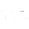 Sterling Silver Bead Station Chain